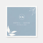 Initiallogos für Minimalistische Zweigstellen in D Serviette (Vorderseite)