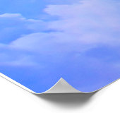 Initialmonogramm C mit Engel Wings, Halo Clouds Poster (Ecke)