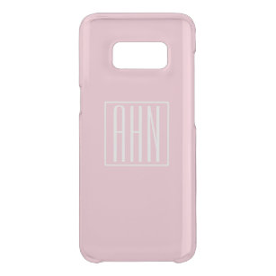 Initialmonogramm   Light Pink Get Uncommon Samsung Galaxy S8 Hülle