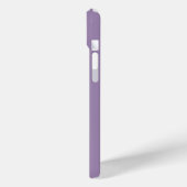 Initialname Ausgereifter Solid Violet Case-Mate iPhone Hülle (Rückseite / Links)