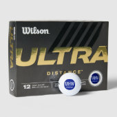 Initialname Blau Golfball (Verpackungen)