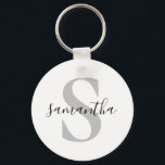 Initialname des benutzerdefinierten Monogramms Schlüsselanhänger<br><div class="desc">Schlüsselanhänger für den Anfangsnamen der benutzerdefinierten Monogramm</div>