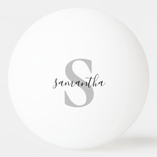Initialname des benutzerdefinierten Monogramms Tischtennisball