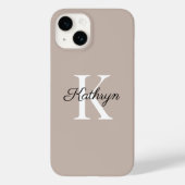 Initialname des Boho Monogram Case-Mate iPhone Hülle (Rückseite)
