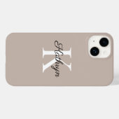 Initialname des Boho Monogram Case-Mate iPhone Hülle (Rückseite (Horizontal))