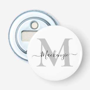 Initialname des Monogramms personalisieren Flaschenöffner