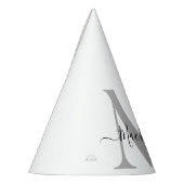 Initialname des Monogramms personalisieren Partyhütchen (Links)