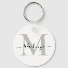 Initialname des Monogramms personalisieren Schlüsselanhänger