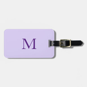 Initialname Geschenk für das Lila Monogramm von La Gepäckanhänger
