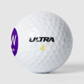 Initialname Lila Golfball (Logo)