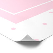 Initialname Personalisiert Monogramm-Kinderzimmer Poster (Ecke)