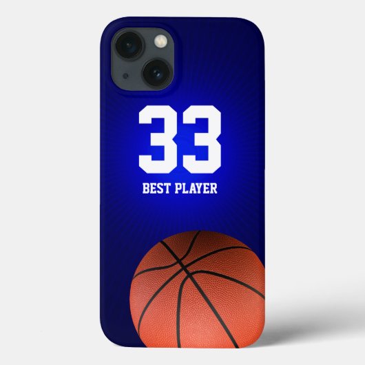 Initials Basketball | Sportgeschenke Case-Mate iPhone Hülle (Rückseite)