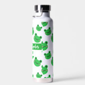 Initials Froggy Simple Modern Fun Trinkflasche (Rechts)