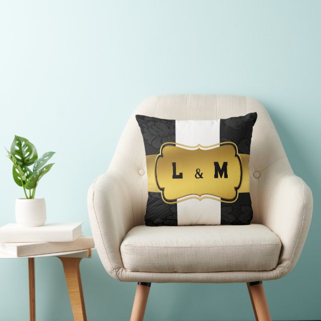 Initials Kissen (Stuhl )