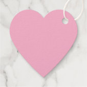 Initials Monogramm eines eleganten Orchid-Blooms Geschenkanhänger (Rückseite)