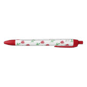 Initialstift für rote Tulip-Blume Muster Monogramm Kugelschreiber (Unterseite)