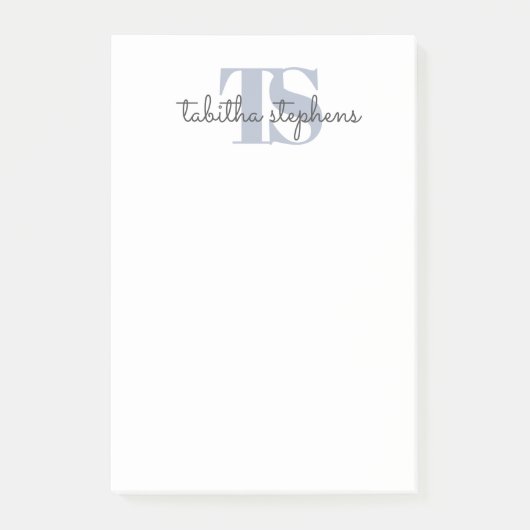 Initialüberschrift für die Retro-Signatur Post-it Klebezettel (Vorderseite)