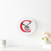 Initialuhr C Runde Wanduhr (Zuhause)