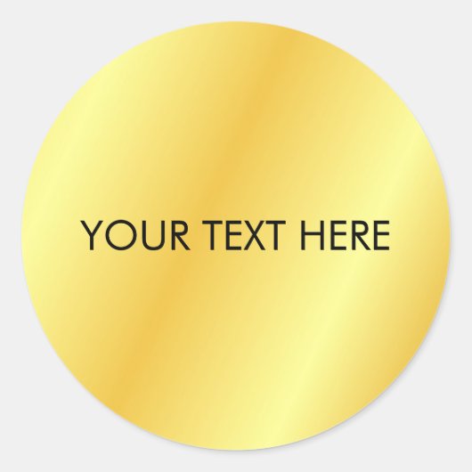 Initialvorlage Monogramm Hinzufügen eines Textname Runder Aufkleber (Vorderseite)