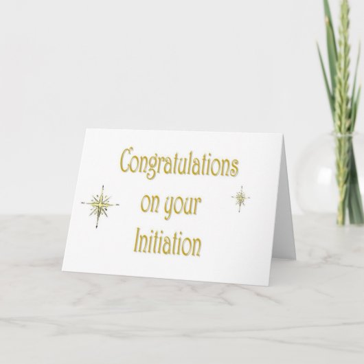 Initiation Karte (Vorderseite)