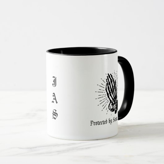 Initiativen zum Schutz von Santa Muerte Tasse (VorderseiteRechts)