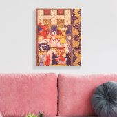 Initiatstanz aus einem Gedichtbuch Leinwanddruck (Insitu (Wohnzimmer))