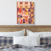 Initiatstanz aus einem Gedichtbuch Leinwanddruck (Insitu (Schlafzimmer))