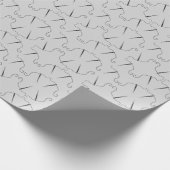 Injektionsnadeln und Filz Geschenkpapier (Ecke)