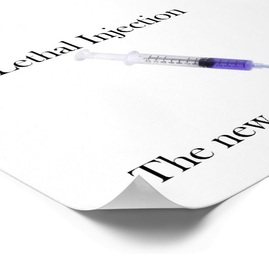 Injektionspalster Poster (Ecke)