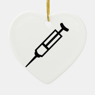 Injektionsspritze Keramik Ornament