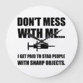 Injektionssuspension Große Wanduhr (Vorderseite)