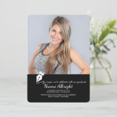 Injektor und Tinte Foto Abschluss Einladung (Stehend Vorderseite)