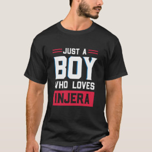Injera-Brot Äthiopisches Essen Pfannkuchen Injera- T-Shirt