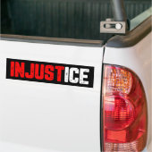 Injustice ICE Out Protest anti-ICE Autoaufkleber (Auf Lkw)