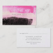 Ink Art Modern Vibranly Hot Pink Schwarz Termin (Vorne/Hinten)