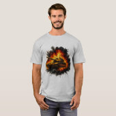 Ink Blast Tank – Military Explosion Art T-Shirt (Vorne ganz)