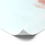 INK BLOT Psychology Inkblot test Ninth blot Rorsch Poster (Ecke)