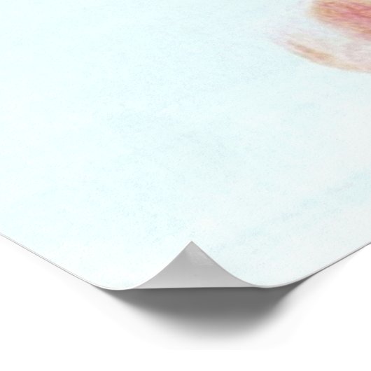 INK BLOT Psychology Inkblot test Ninth blot Rorsch Poster (Ecke)