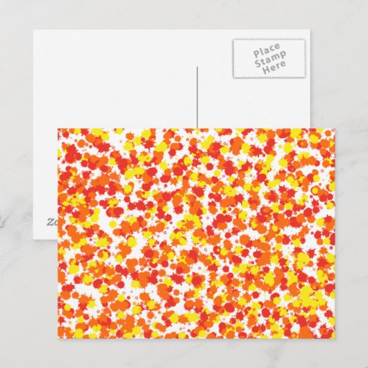 Ink Blotground by Shirley Taylor Postkarte (Vorne/Hinten)