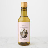 .ink Bow Brautparty Gefallen Mini Weinetikett (Vorderseite)