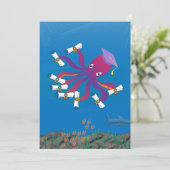 Ink-credible Achievement Grad Party Einladung (Stehend Vorderseite)