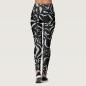 Ink Doodle-Leggings Leggings (Rückseite)