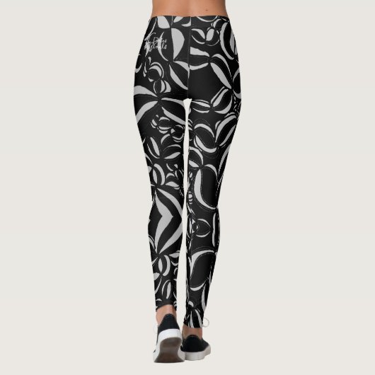 Ink Doodle-Leggings Leggings (Rückseite)