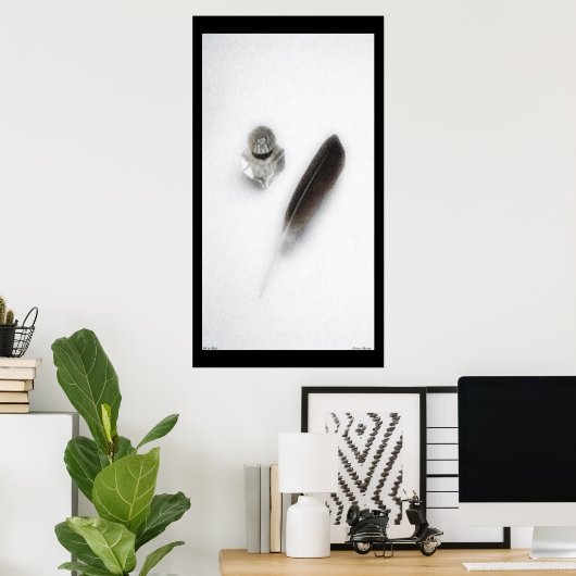 Ink & Feather Poster (Heimbüro)