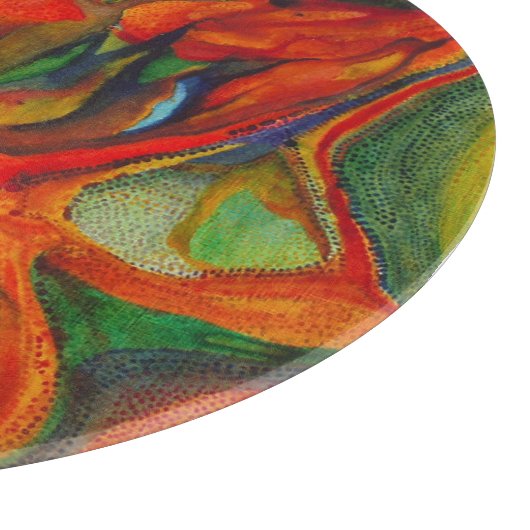 Ink flower schneidebrett (Ecke)