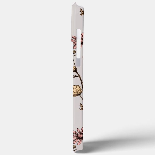 Ink Gezeichnet Daisy iPhone Case (Rückseite / Links)