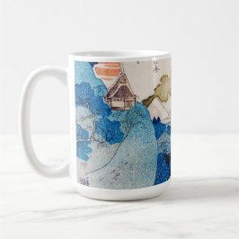 Ink Graphics Asian Garden Landscape Kaffeetasse