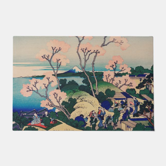 Ink Graphics Asian Gardens Landscape Fußmatte (Vorderseite)