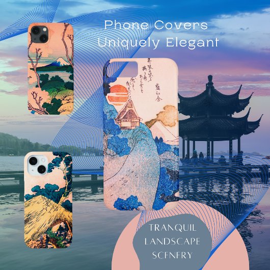 Ink Graphics Asian Landscape Case-Mate iPhone Hülle