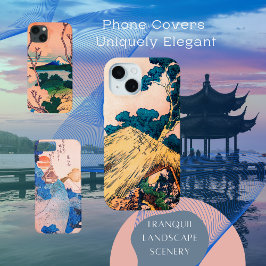 Ink Graphics Asian Landscape Case-Mate iPhone Hülle